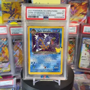 PSA 10 Dark Gyarados #8 2021 Pokemon Celebrations #B Gem MT Classic Coll Team Rocket 122825854 Holo Card