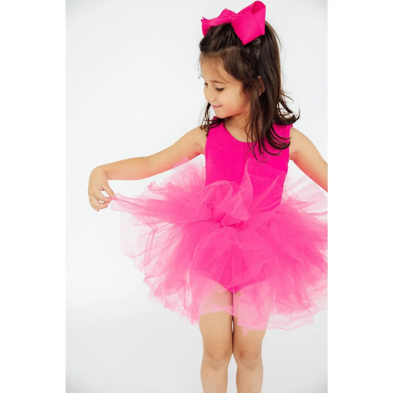 Hot Pink Tank Tutu Leotard
