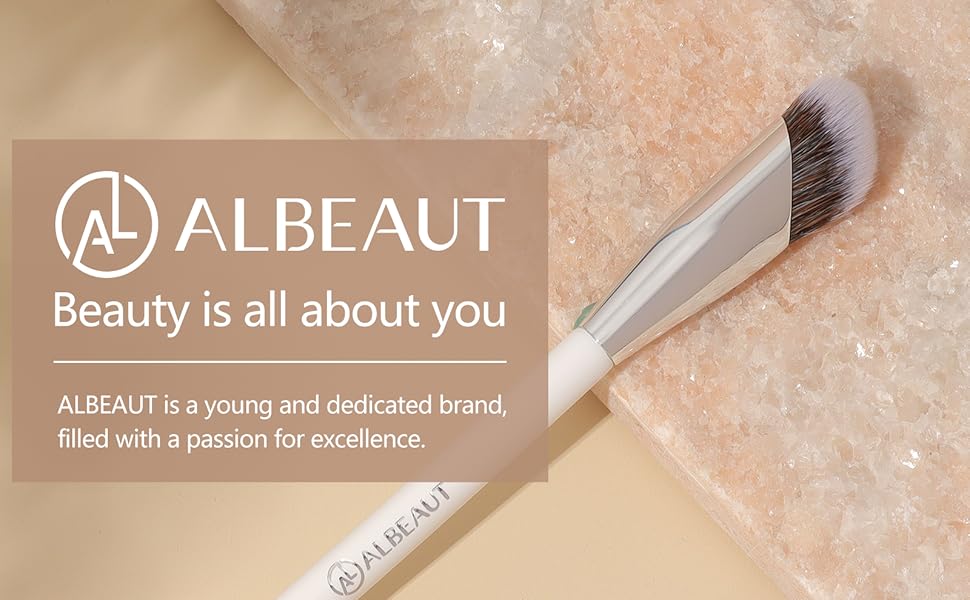 Concealer Brush, Angled Under Eye Makeup Small Foundation Precision Face Blending Brush (193 concealer brush)