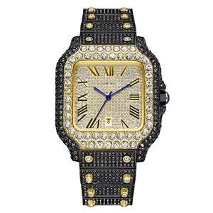 2026 Luxury Iced Out Watch for Men & Women | Unisex Full Diamond Quartz Watch | Super Shiny Gift for Business Events, Banquets, Valentine’s Day, Anniversaries and Christmas