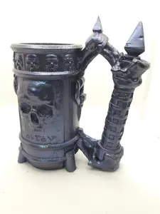 Warlock/Lich - *Ready To Ship* - Mythic Mug - 3D Printed Hand Painted • TTRPG | Dungeons and Dragons | DnD | D&D | Pathfinder | Drink Holder | Cosplay Cup Drinkware Tumbler Aesthetic