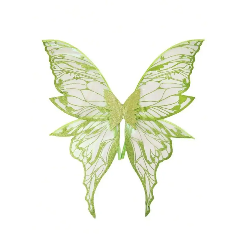 1pcPlusSize4-LeafGoldFoilButterflyWings,ShinyTransparentFairyWingsCostumeForWomen,AngelWingsForHalloween,ChristmasPolyesterWomenswearClothesMulticolorFantasyDressesCosplays 1pcPlusSize4-LeafGoldFoilButterflyWings,ShinyTransparentFairyWingsCostumeForWomen,AngelWingsForHalloween,ChristmasPolyesterWomenswearClothesMulticolorFantasyDressesCosplays