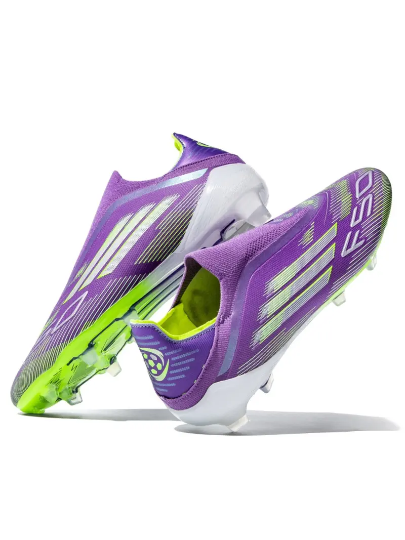 Men Women High-End Seamless Football Shoes, Football Boot, Anti-Slip Durable Outdoor Lawn Soccer Cleats, Super Grip Support, Fashionable Design