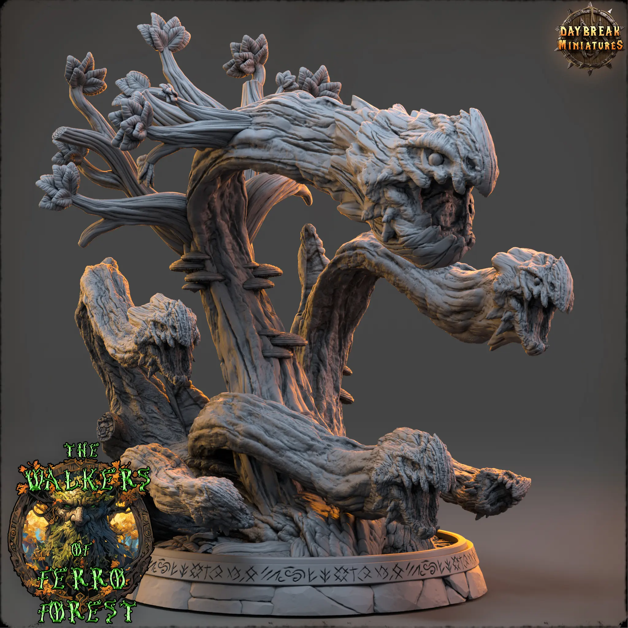 Growling Boneweed Plant Miniature – Daybreak Miniatures Resin Model