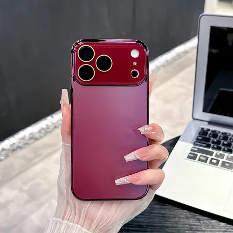 Minimalist Phone Case for 18 17 16 15 14 13 Pro Max 3 Camera Anti-Scratch Stylish Protection & Sleek Design Magsafe Available