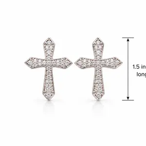 Cross Stud Earring