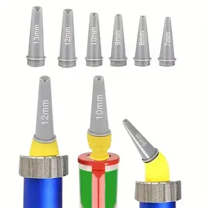 Pro Silicone Caulk Gun Nozzle Set, Durable Plastic Sealant Dispenser, Easy Clean Detachable Nozzles, Compatible with Standard Caulking Guns, Tool