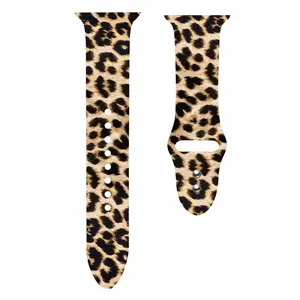 Fashion Leopard Print Silicone Watch Band (Band Only), Replacement Watch Band for Apple Watch 10 46mm 42mm Ultra 1 2 49mm, Smart Watch Accessories, Smart Watch Straps, Wearable, Smartwatch Accessories