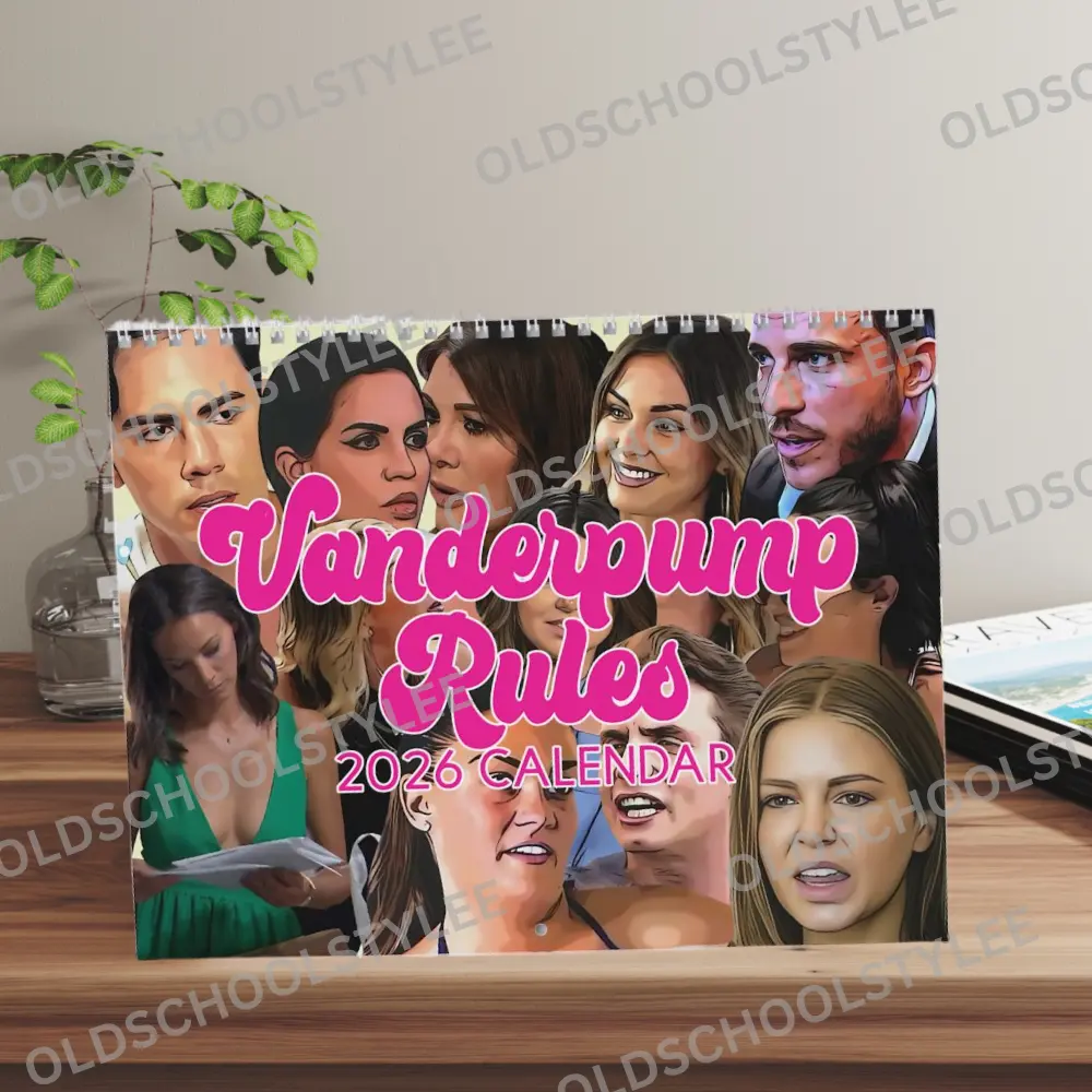 [LIMITED VERSION] Vander.pump Rules 2026 Desktop Calendar., VPR Quote Collection 2026 Wall Calendar, Gift For Friends