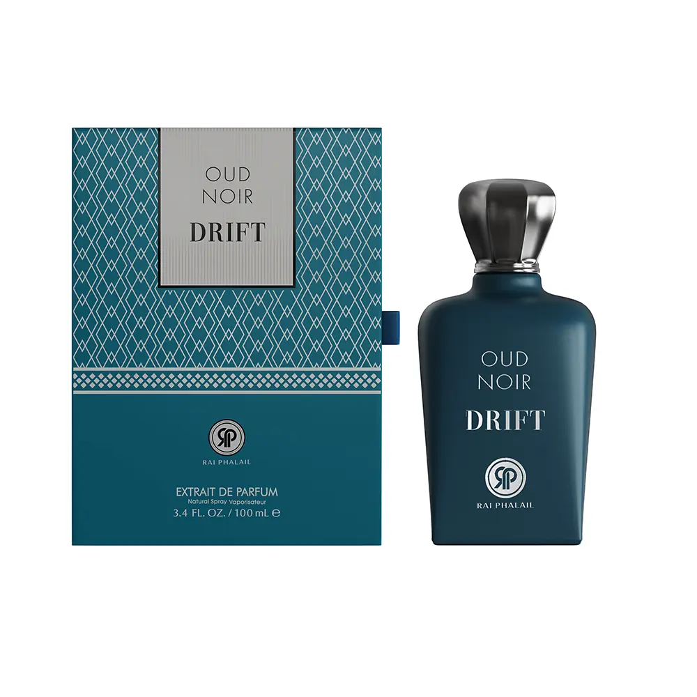 Oud Noir Drift Extrait de Parfum for Men, 3.4 oz / 100 ml - Long Lasting Luxury Fragrance with Oud, Vanilla, Musk & Tonka Bean