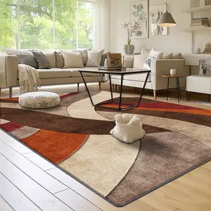 Soft and comfortable printed carpet, home decorative carpet, large living room carpet, sofa cushion, entrance mat, coffee table mat, bedroom carpet, bedside rug, suitable for various scenarios such as shopping malls, cafes, Home Decorative Rugs