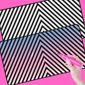 Diagonal - DIY Coloring Desk Mat