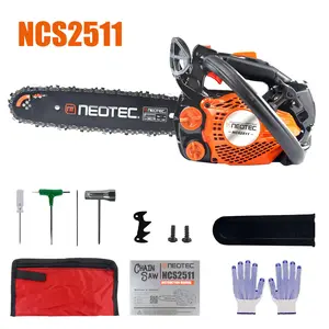 [DealsForYouDays] NEOTEC NCS2500/NCS2511 25.4CC 12" Gas Chainsaw, Lightweight 2-Stroke Handheld Chain Saw, Easy Start, One-Hand Operation, Portable Power for Tree Cutting & Branch Trimming