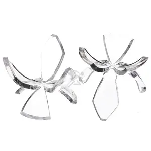 2-3/4" Reversible Three-Prong Tulip Display Stands for Large Eggs and Geodes