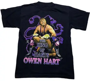 Owen Hart King Of Harts T Shirt Wrestling 1999 WWE