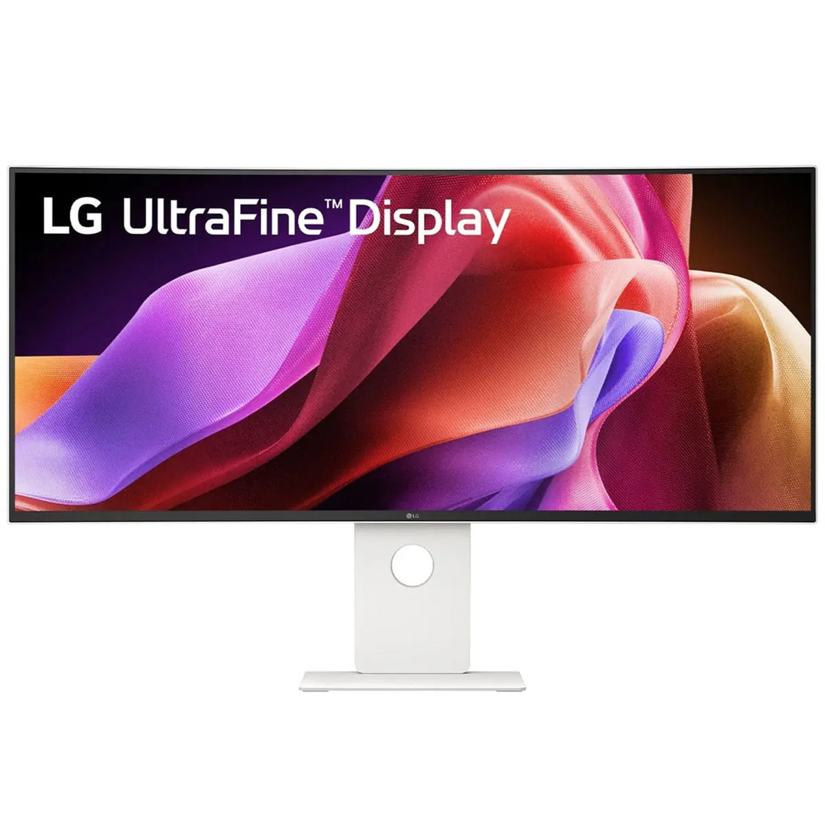 LG UltraFine 40U990A-W 39.7" 21:9 5K2K WUHD 120Hz Curved Thunderbolt 5 Hub Nano IPS LED HDR Monitor, White