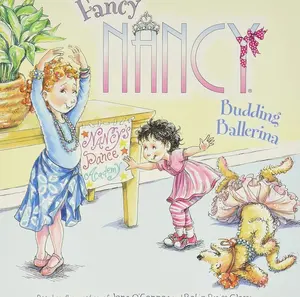 Fancy Nancy: Budding Ballerina: A Fun Picture Book About Nancy's Ballet Class Becoming a Family Dance Party for Children (Ages 4-8)   Paperback – Picture Book, October 8, 2013