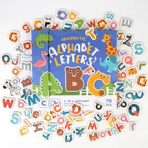 Magnetic Alphabet Learning Set for Kids, Interactive Word Building Book, Educational Toy for Children, Enhance English Skills
