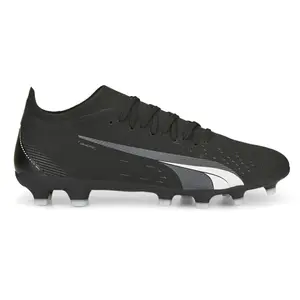 PUMA Mens Ultra Match Soccer Cleats Cleated, Firm Ground, Turf - Black