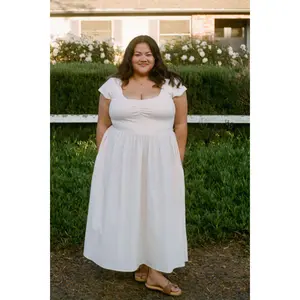 The Monica Dress Extended | Petal Pink