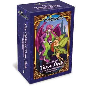 Neopets: The Official Tarot Deck - A 78-Card Deck & Guidebook Featuring Faerieland Characters for Fortune Telling & Guidance