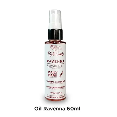 I BELLI CAPELLI Ravenna Repair Oil, Split End Deep Care Treatment for Textured & All Hair Types, Cruelty-Free Hydrating Moisturizing Heat Protectant with Macadamia Oil, 60ml/2.0 fl.oz, Adult Use (Apply To Ends)