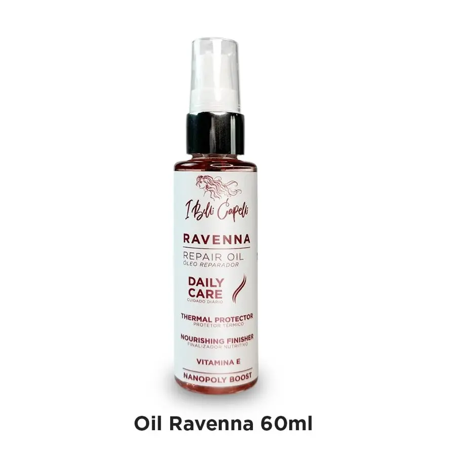 I BELLI CAPELLI Ravenna Repair Oil, Split End Treatment for Hydrating Shiny Hair, Cruelty Free Heat Protectant with Macadamia Oil, 60ml / 2.0 fl.oz, Hydrating Moisturizing Hair, Wavy, Adults, Apply To Ends, Heat Protection, Moisturizer, Haircare, Heat Pro