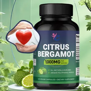 Citrus Bergamot Health Supplement,Supports Cardiovascular Health and Immune Health,120 Capsules