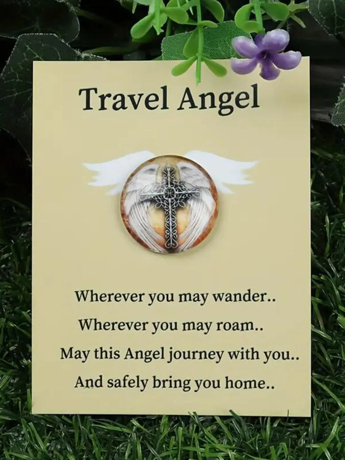 2024 New Style Travel Angel Pocket Hug Card, Inspirational Paper Keepsake for Family & Friends, Perfect for Galentine's Day & Special Occasions