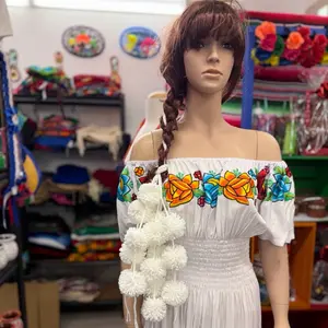 Tlacoyales hair accessories Mexican briad Oaxaca trenza