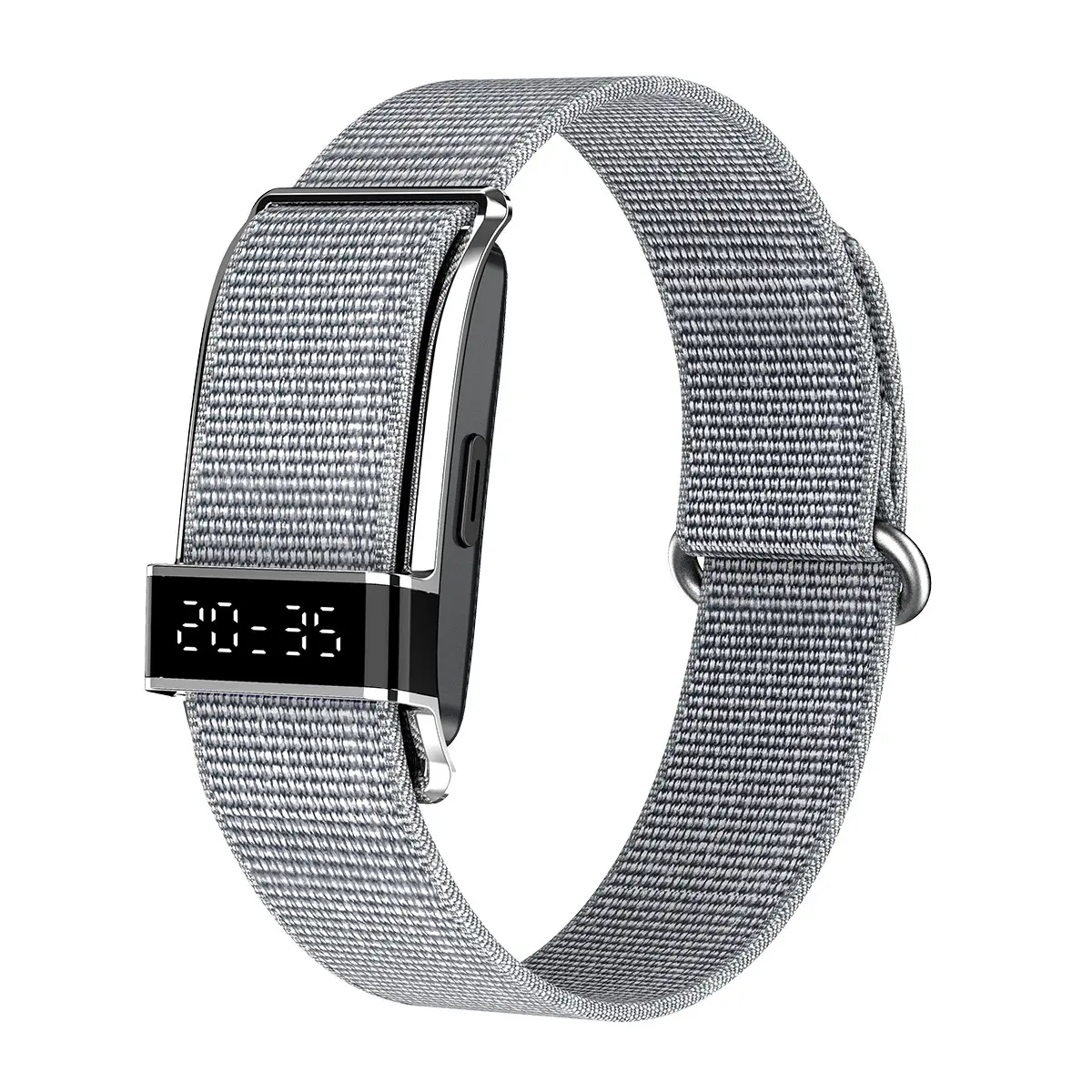Slim Summer Mini Screen Smart Band, Comfortable Nylon Strap, Multi-Function Fitness Tracker, Step Distance Calorie Tracking, Multiple Sports Modes, Vibration Alerts, Remote Photo Control, Smart Watch, Smart Bracelet, Smart Wristband
