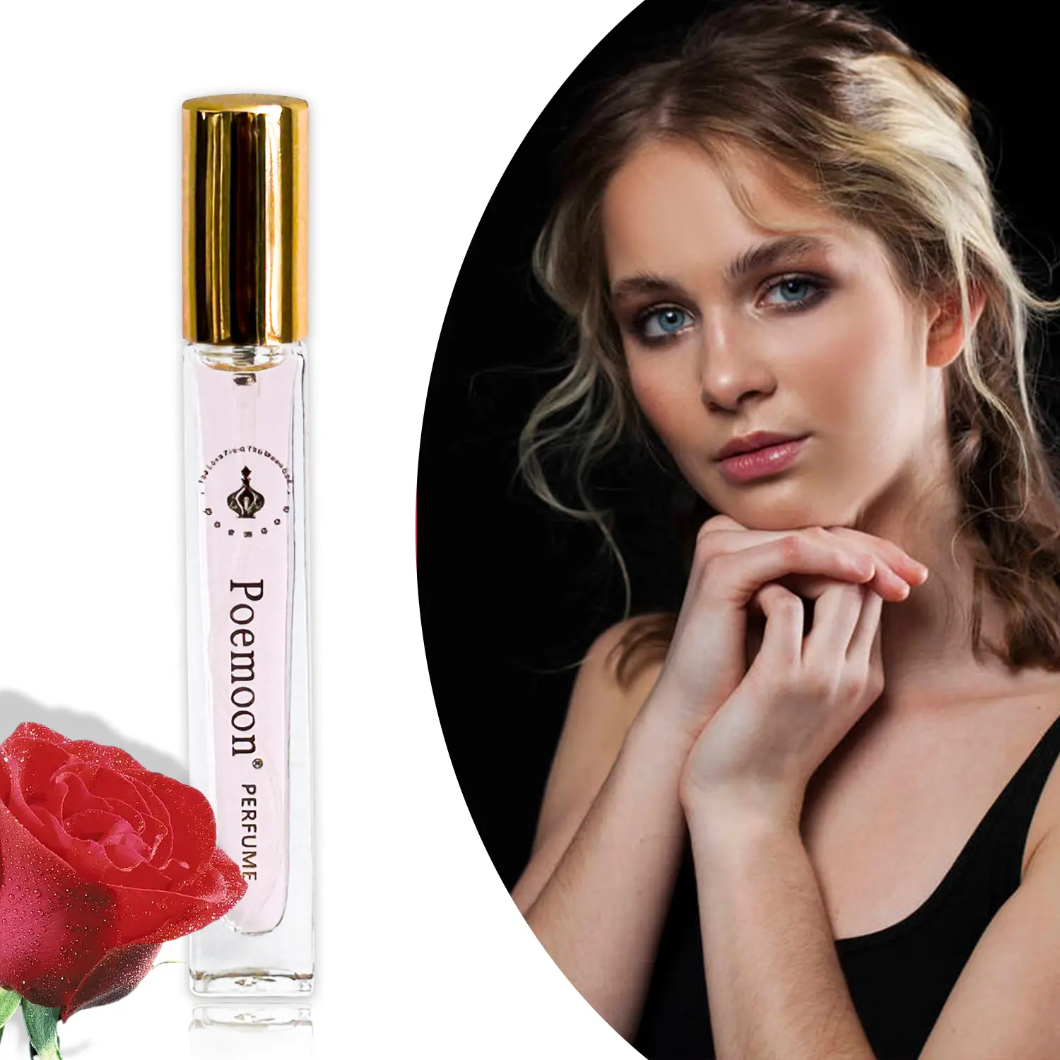 Poemoon Perfume for Women, Cupid Eau de Toilette, a luxurious body spray crafted with natural oils. Its warm, clean scent is adored by men, enhancing your natural beauty. Perfect gift for her, any occasion. Size: 0.35 fl oz.