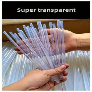 This set of 50 hot glue sticks features high transparency, is safe and non-toxic, provides smooth application, and is smokeless and odorless. It's ideal for crafts and woodworking and is compatible with most glue guns.