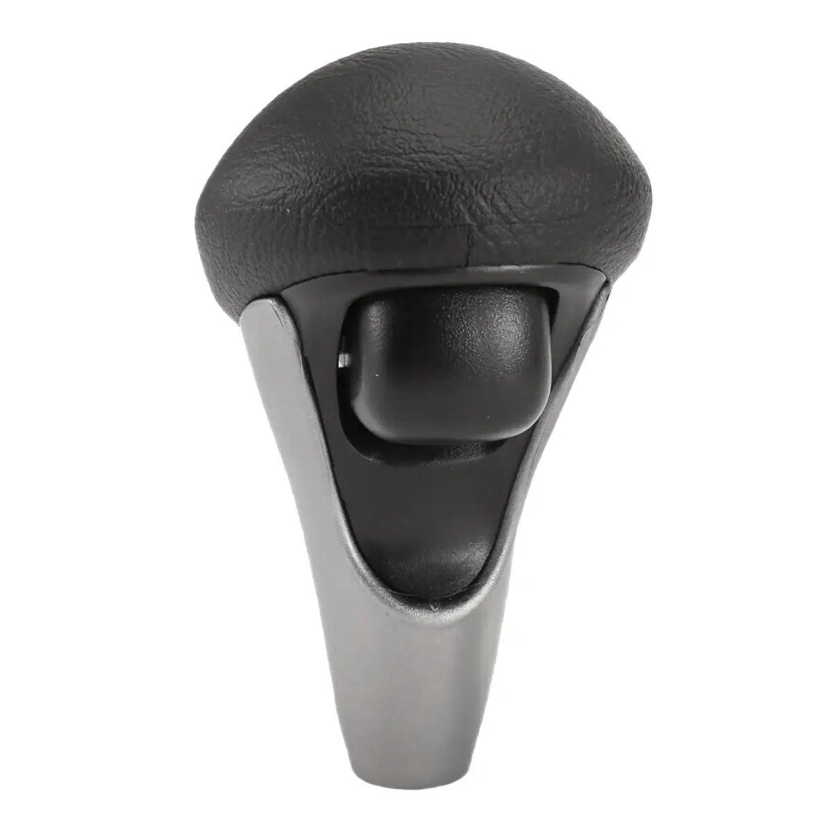 Automatic Transmission Gear Shift Knob for Honda Civic 2006-2011, High Quality ABS+PU Leather Material, Black & Silver, Durable, Easy to Install, Part No. 54130-SNA-A81 54130SNAA81, High Quality Material