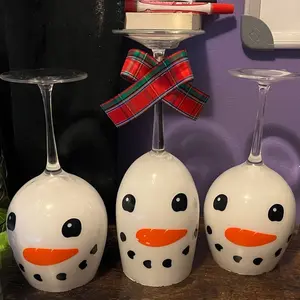 Snowman Candle Holders