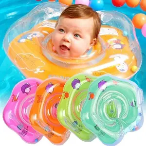 Cartoon Cute Toddler Swim Inflatable Swimming Collar Swimming Circle Toys Water Sports Float Safety Aid Toys