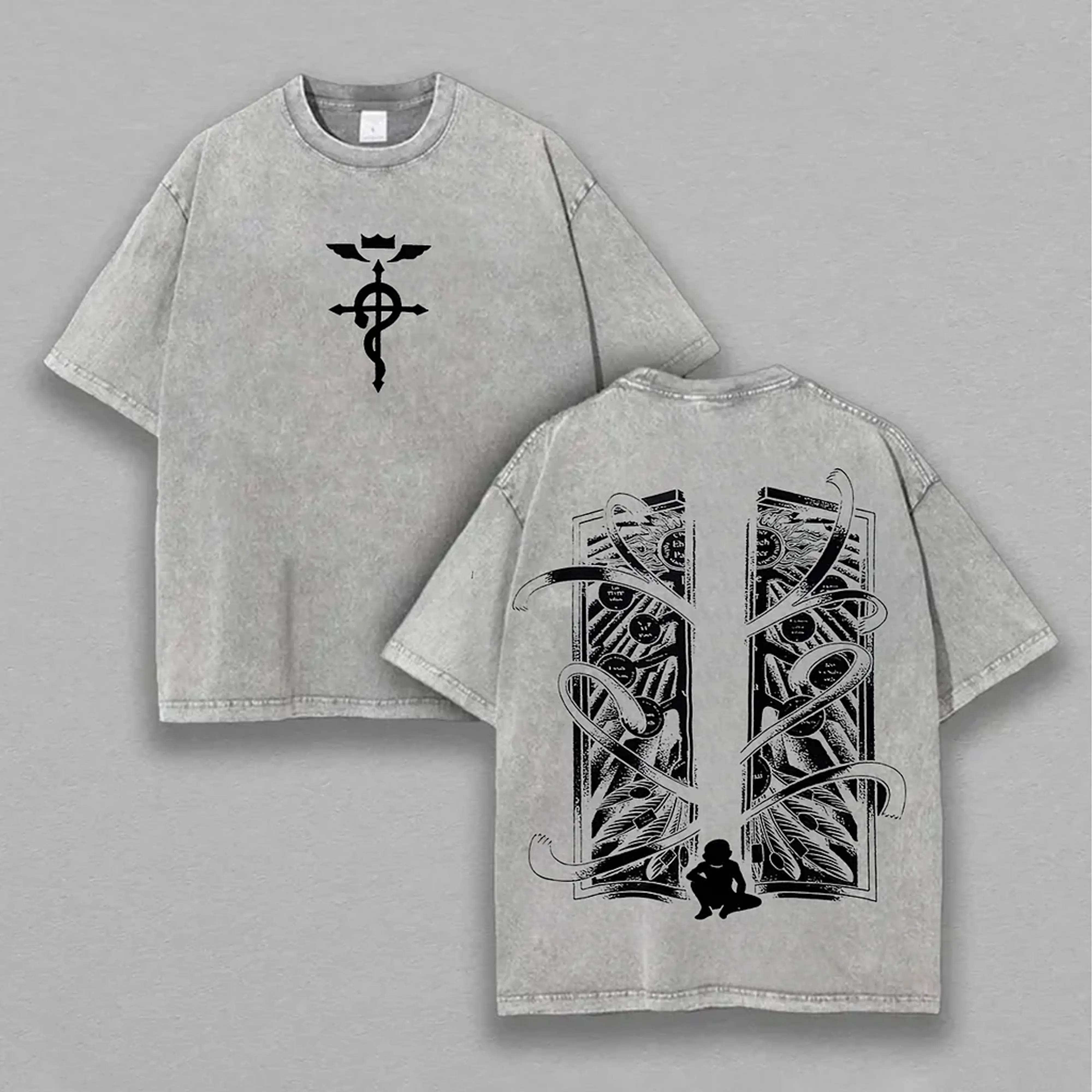 Fullmetal Alchemist Shirt, Gate of Truth T-shirt, Ouroboros Tee, Anime Shirt, Vintage Graphic T-shirt, Unisex Tee, Manga Shirt, Dark Fantasy T-shirt, Gift Tee