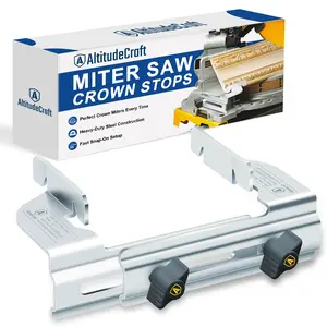 Altitudecraft Miter Saw Crown Stops Compatible with DW7084, Fits DW703, DW706, DW708, DW712, DW715, DW716, DW717, DW718, DWS780 – Woodworking Guide for Precise Cuts