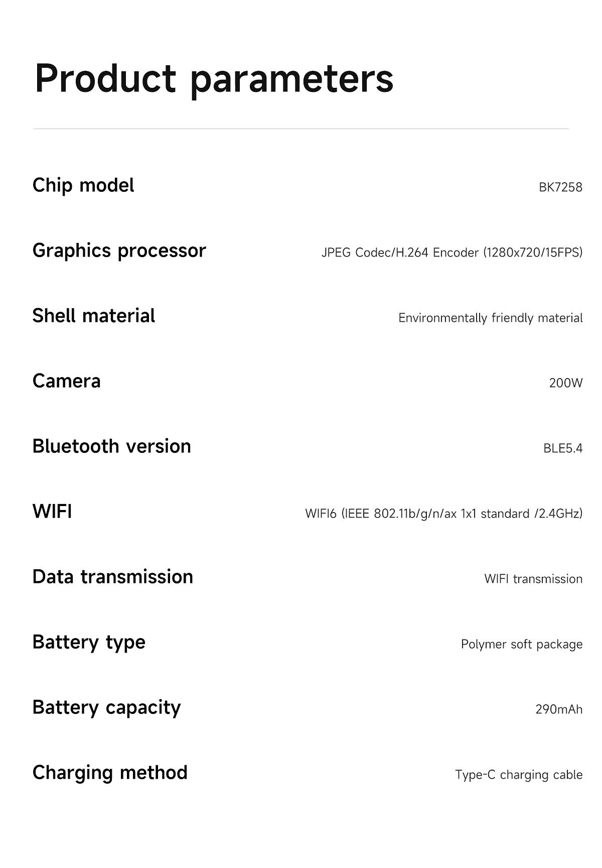 SENBONO AI Smart Glasses HD Video Recording Built-in Speaker Microphone Wireless Calling and Music Playback Suitable for both men and women Voice Assistant AI Translation The Essential Smart Glasses for the Outdoors