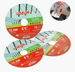 3PCS/6PCS 4.5" Ultra Thin Diamond Saw Blade, Professional Chip-Free Cutting Wheel for Glass, Tile, Marble & Stone, High Performance Angle Grinder Cutting Disc for Porcelain & Ceramic