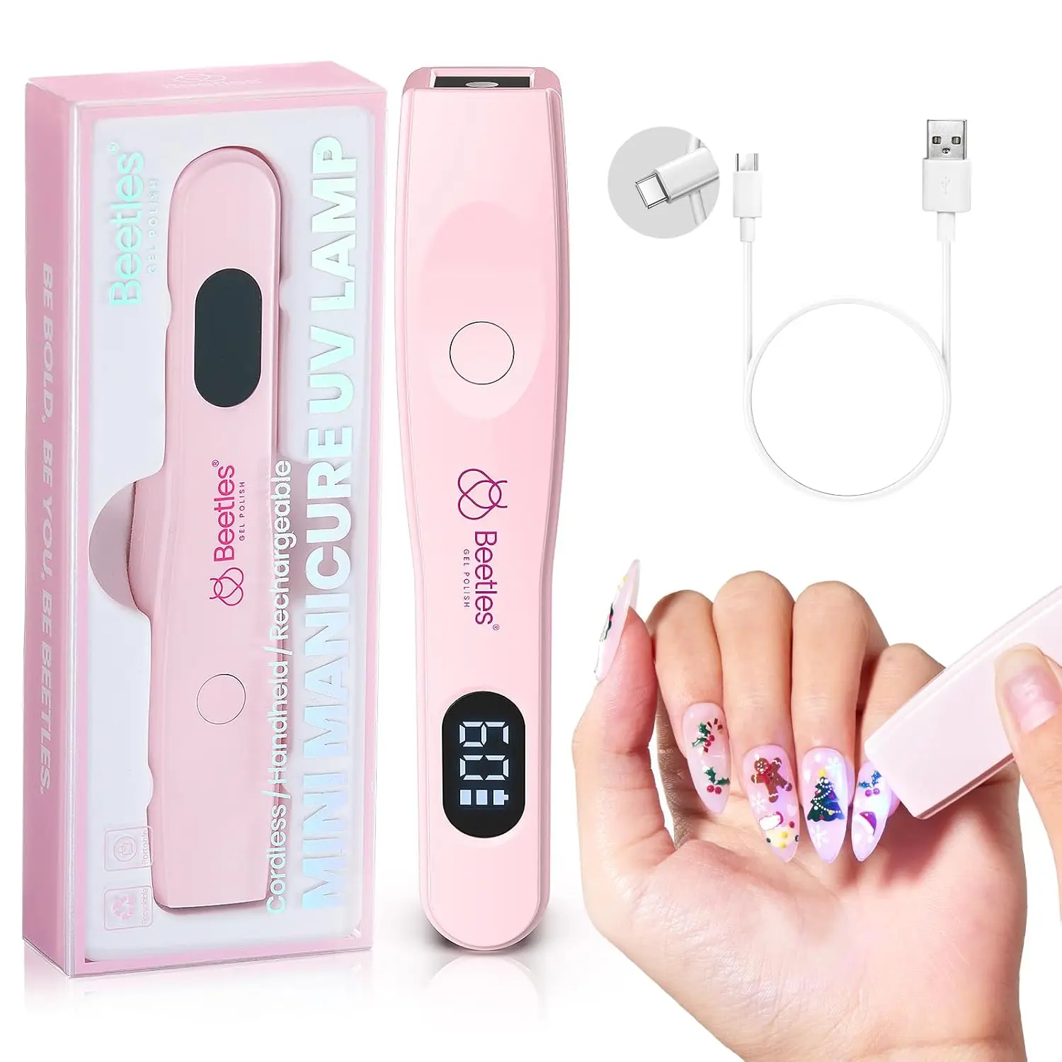 Handheld Cordless UV Nail Lamp 