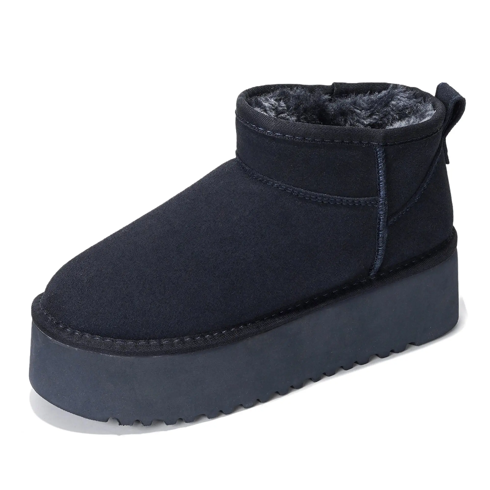 Navy Suede