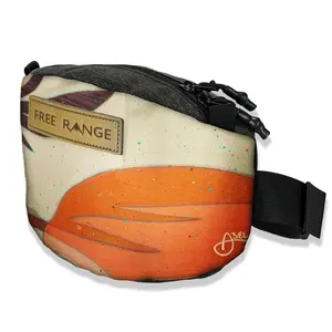 Free Range Equipment Pacific Patchwork Phanny Pack 90s Retro, Hands-Free Belt Bag for Active Lifestyles