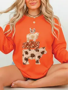 Patchwork Pasture ~  Unisex Crewneck Sweatshirts Printed in the USA