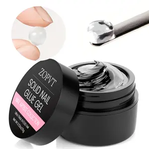 Solid Nail Patch Glue, Strong Adhesive for Artificial Nails, Easy Application and Removal, Long-Lasting Hold, Professional Quality, Nail Glue Extension