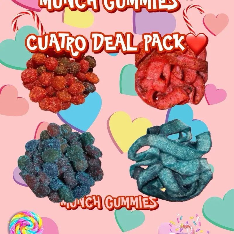 Munch Gummies ~ Cuatro Deal Pack! Munch Gummies ~ Cuatro Deal Pack!