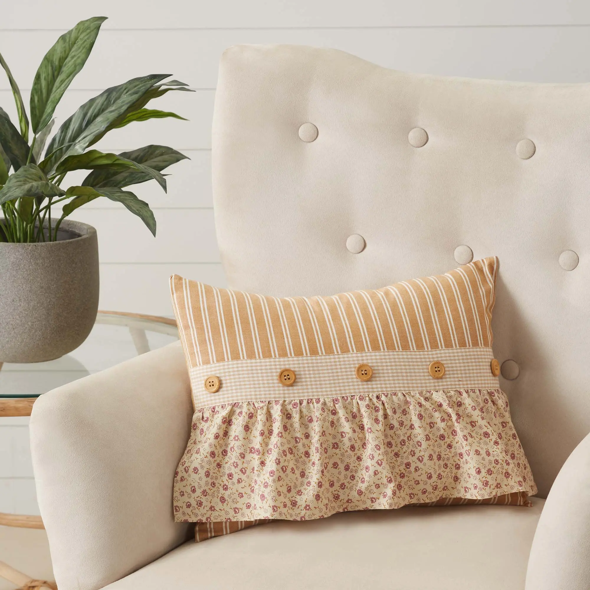 Cammie Ruffled Pillow