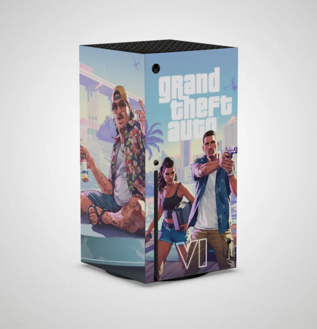 Miami Vice Auto Xbox Series X Console Skin