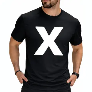 Letter X Capital Bold Alphabet Matching Monogram T-Shirt