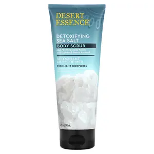 Desert Essence Detoxifying Sea Salt Body Scrub, 6.7 fl oz (198 ml)